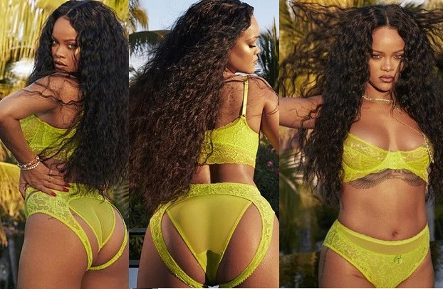 Rihanna oozes sex appeal as she flaunts her enviable curves
